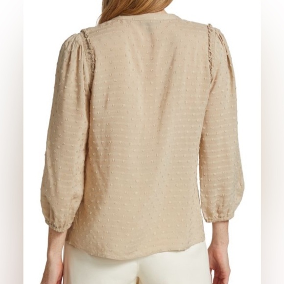 Paige | Shaylene Clip Dot Top (L) - Picture 3 of 7